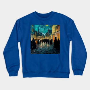 Starry Night in Diagon Alley Crewneck Sweatshirt